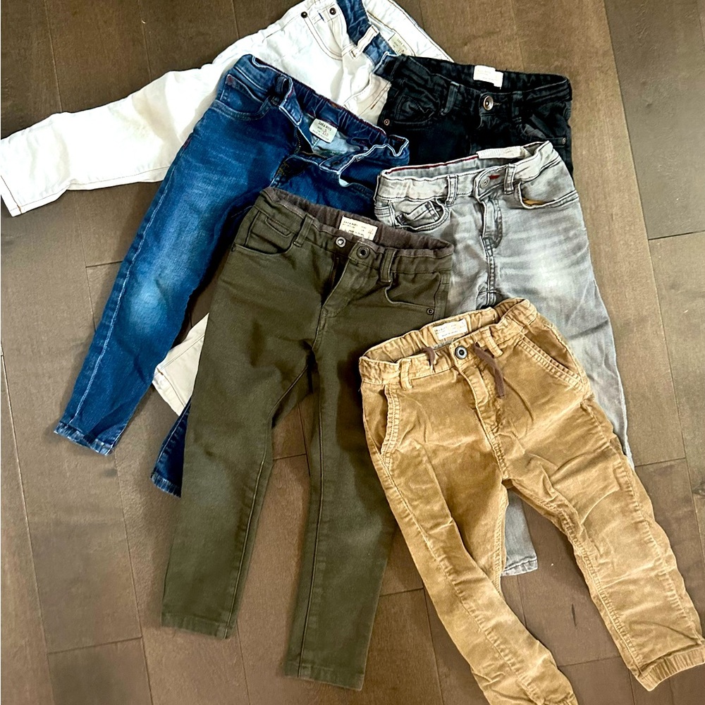 Collection of Zara Boys pants - Size 5